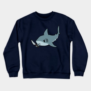 knife shark Crewneck Sweatshirt